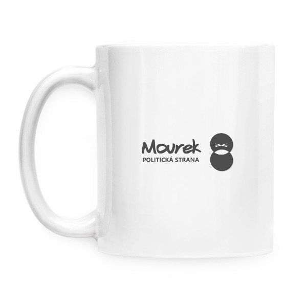 Mourek překračující Rokytku - hrnek